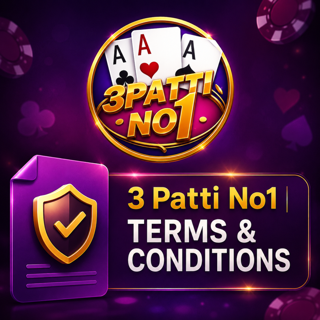 3 Patti No1 | Terms & Conditions